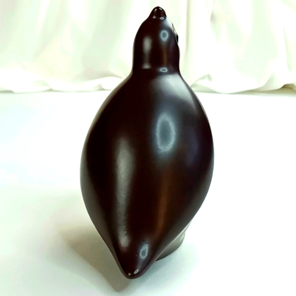 Vintage Mid Century Modern Howard Pierce Porcelain Brown Speckled Quail Figurine - Picture 5 of 11